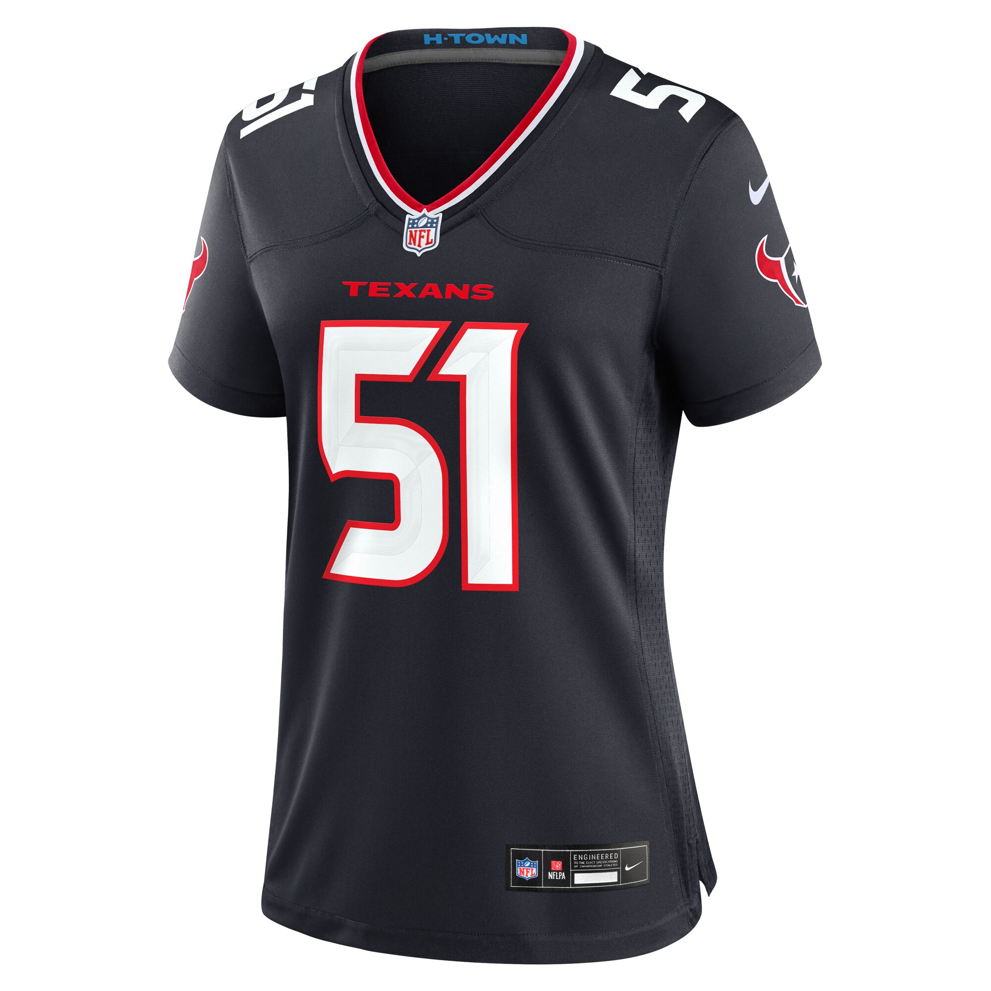 Houston Texans Nike Home Game Jersey - Navy - Will Anderson Jr - Womens - Image 2