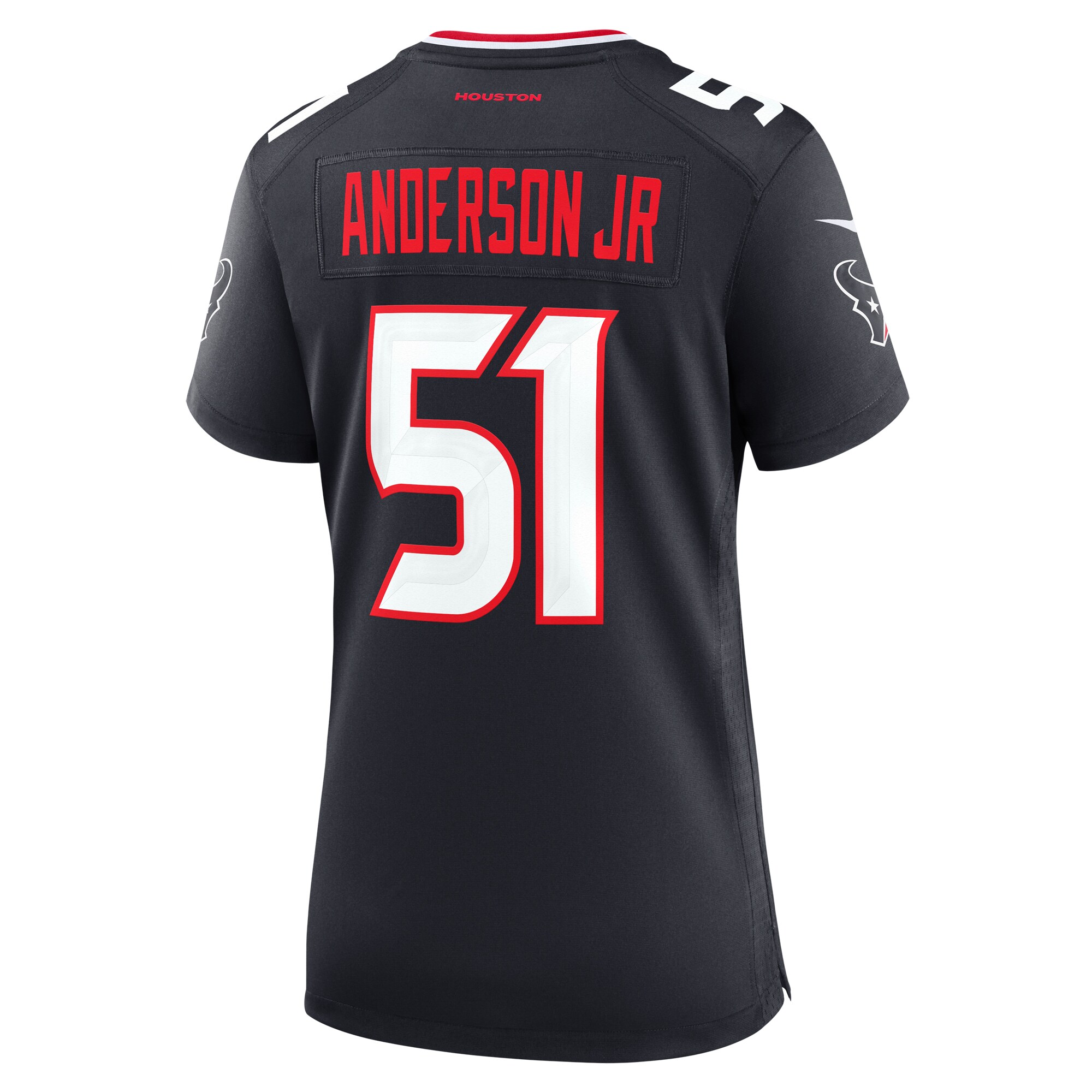 Houston Texans Nike Home Game Jersey - Navy - Will Anderson Jr - Womens - Image 3