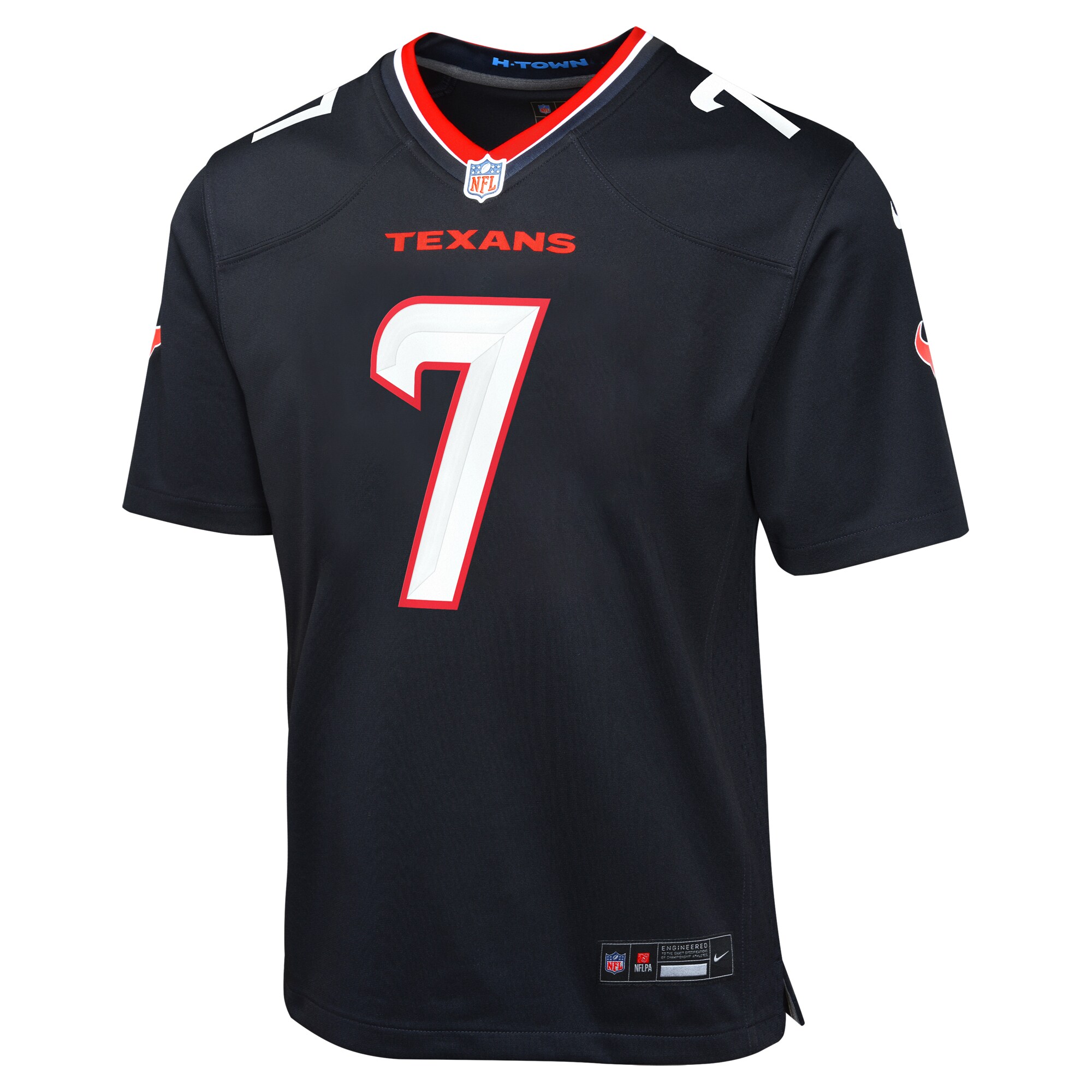 Houston Texans Nike Home Game Team Colour Jersey - Navy - C.J. Stroud - Youth - Image 2