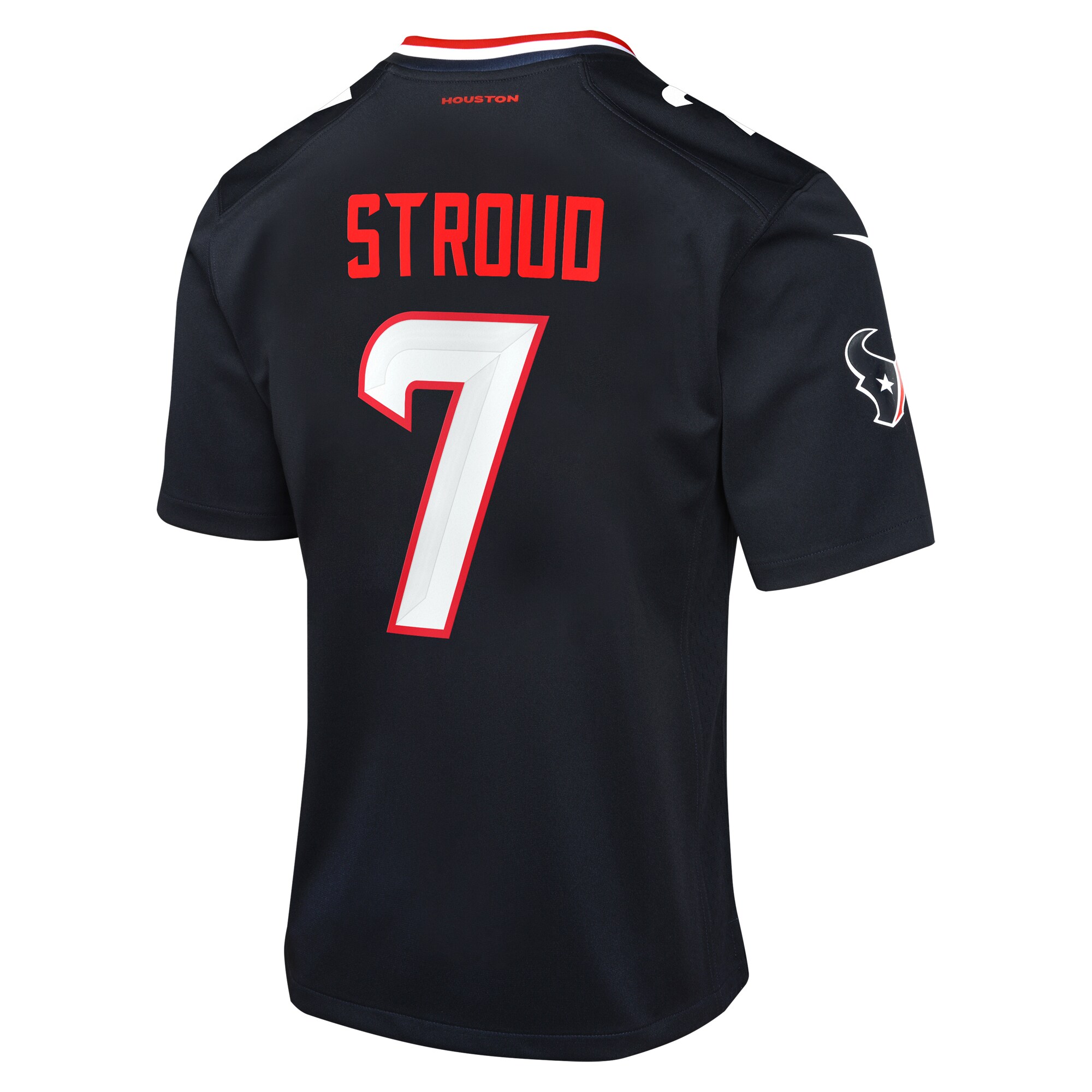 Houston Texans Nike Home Game Team Colour Jersey - Navy - C.J. Stroud - Youth - Image 3