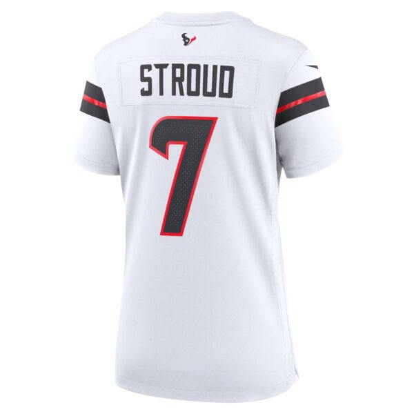 Houston Texans Nike Road Game Jersey - White - C.J. Stroud - Womens - Image 3