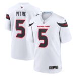 Houston Texans Nike Road Game Jersey - White - Jalen Pitre - Mens