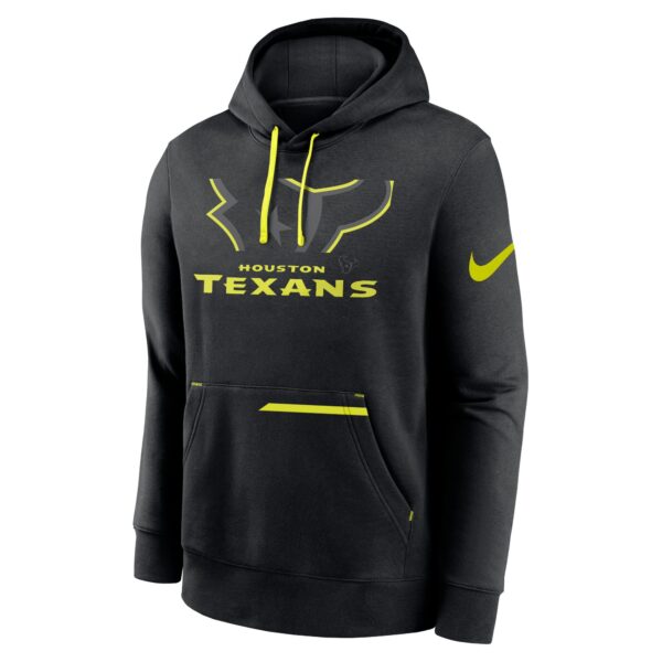 Houston Texans Nike VOLT Pullover Fleece Hoodie - Mens - Image 2