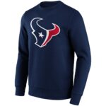 Houston Texans Primary Colour Logo Crew Sweatshirt - Mens - Big & Tall