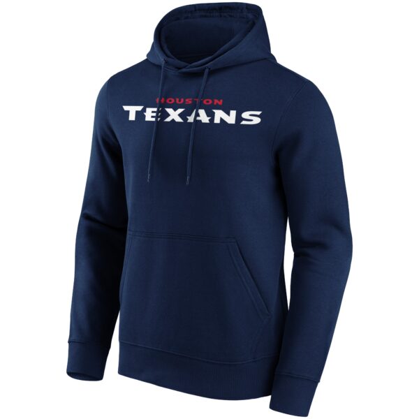 Houston Texans Primary Colour Wordmark Hoodie - Mens - Big & Tall