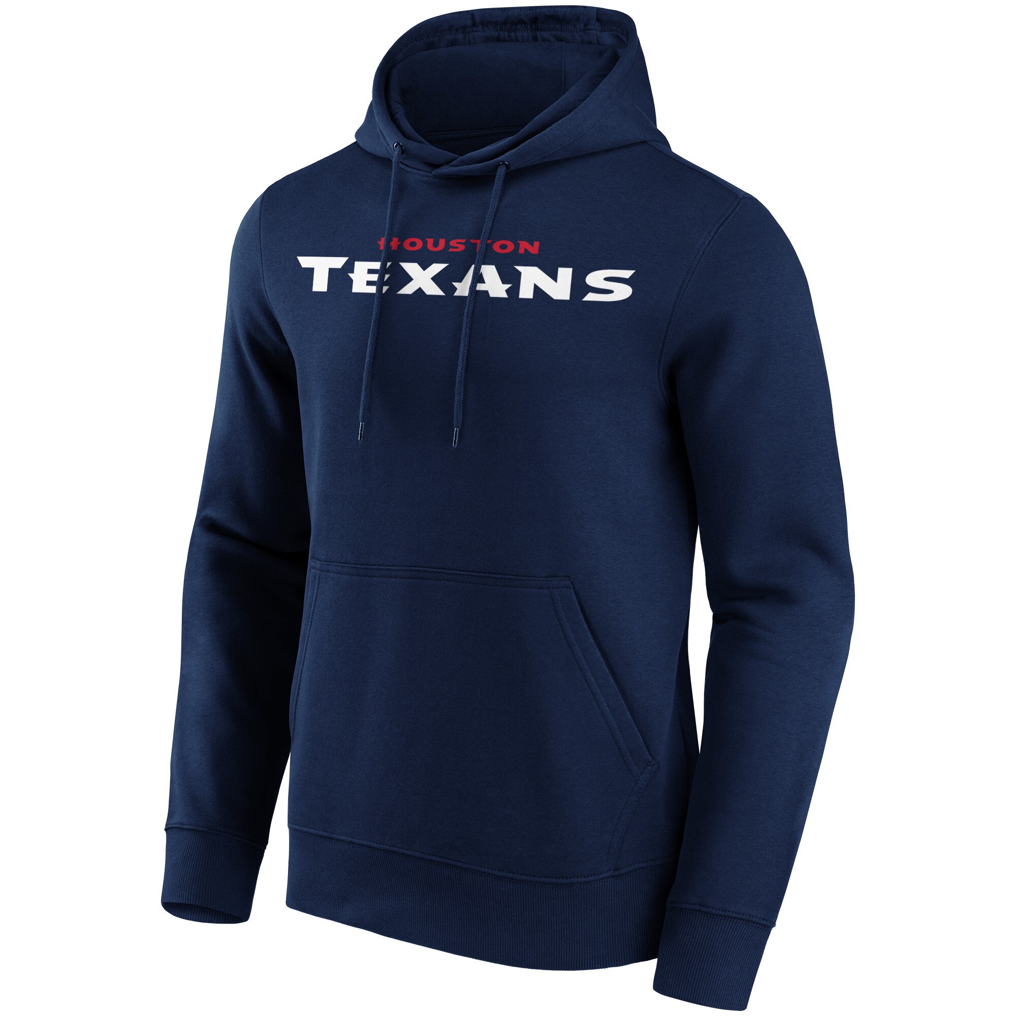 Houston Texans Primary Colour Wordmark Hoodie - Mens - Big & Tall