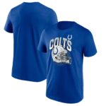 Indianapolis Colts End Around Helmet Graphic T-Shirt - Mens