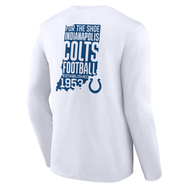 Indianapolis Colts Hometown Hot Shot Graphic Long Sleeve T-Shirt - Mens - Image 3