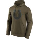 Indianapolis Colts Khaki Colour Pop Graphic Hoodie - Mens