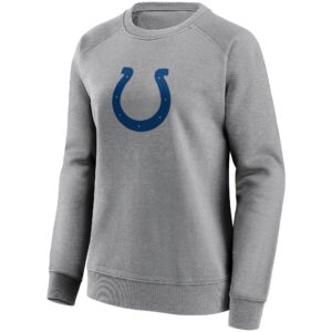 Indianapolis Colts Mono Logo Graphic Crew Sweatshirt - Womens