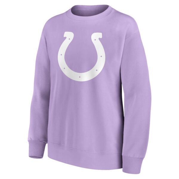 Indianapolis Colts Mono Logo Graphic Oversized Crew Sweatshirt - Womens - Image 2