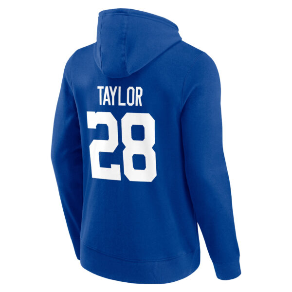 Indianapolis Colts Name & Number Graphic Hoodie - Jonathan Taylor 28 - Mens - Image 3