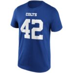 Indianapolis Colts Name & Number Graphic T-Shirt - Dabo 42 - Mens