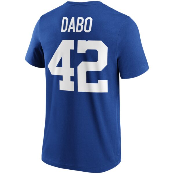 Indianapolis Colts Name & Number Graphic T-Shirt - Dabo 42 - Mens - Image 2