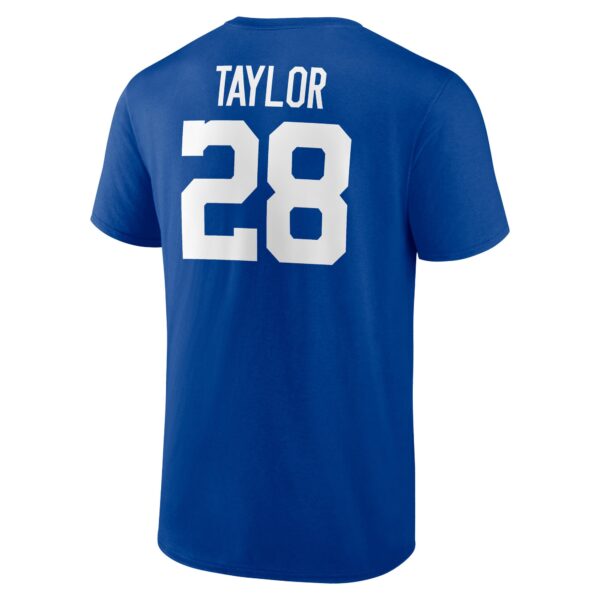 Indianapolis Colts Name & Number Graphic T-Shirt - Jonathan Taylor 28 - Mens - Image 3
