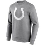 Indianapolis Colts Neutral Colour Logo Crew Sweatshirt - Mens - Big & Tall