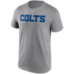 Indianapolis Colts Neutral Colour Wordmark T-Shirt - Mens - Big & Tall