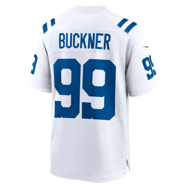 Indianapolis Colts Nike Game Road Jersey - White - DeForest Buckner - Youth - Image 2
