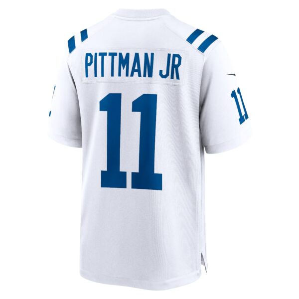 Indianapolis Colts Nike Game Road Jersey - White - Michael Pittman Jr. - Youth - Image 2
