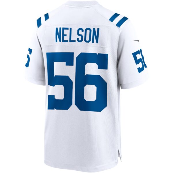 Indianapolis Colts Nike Game Road Jersey - White - Quenton Nelson - Youth - Image 2