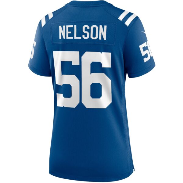 Indianapolis Colts Nike Game Team Colour Jersey - Gym Blue - Quenton Nelson - Womens - Image 2