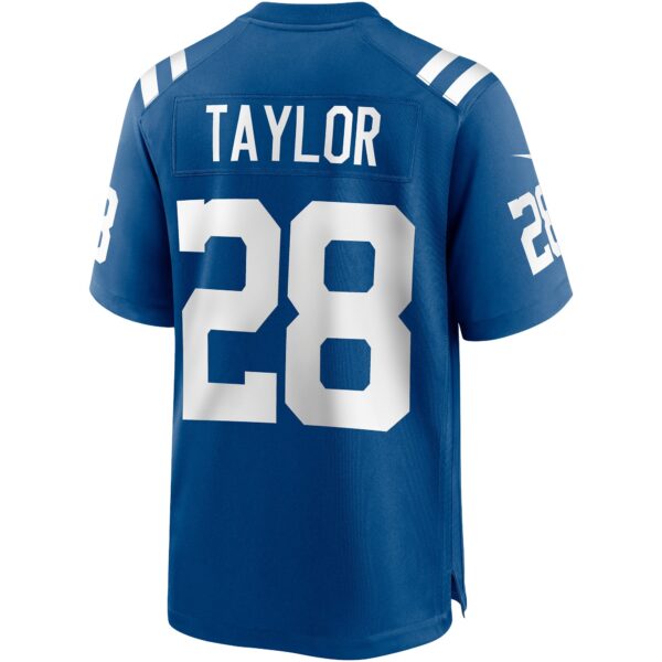 Indianapolis Colts Nike Game Team Colour Jersey - Royal - Jonathan Taylor - Mens - Image 2