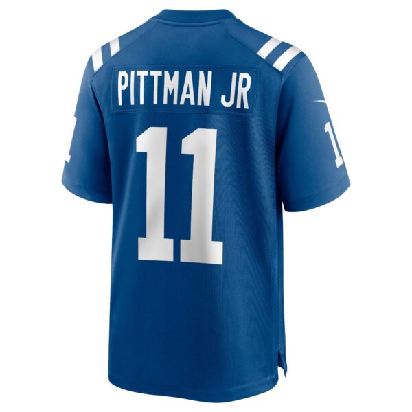 Indianapolis Colts Nike Game Team Colour Jersey - Royal - Michael Pittman Jr. - Mens - Image 2