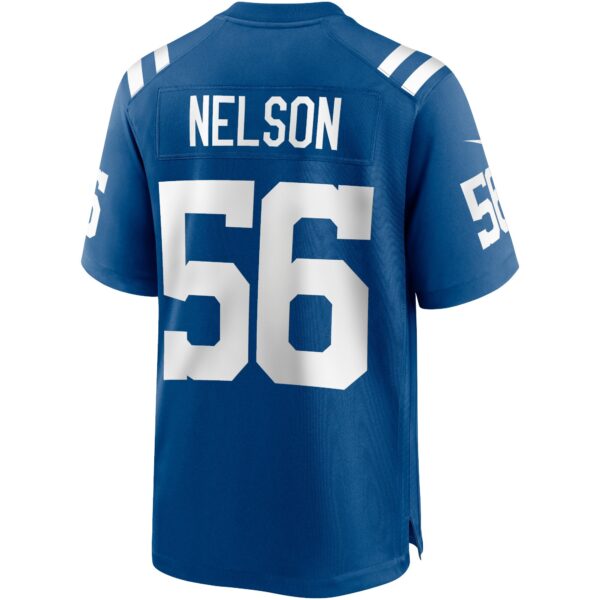 Indianapolis Colts Nike Game Team Colour Jersey - Royal - Quenton Nelson - Mens - Image 2
