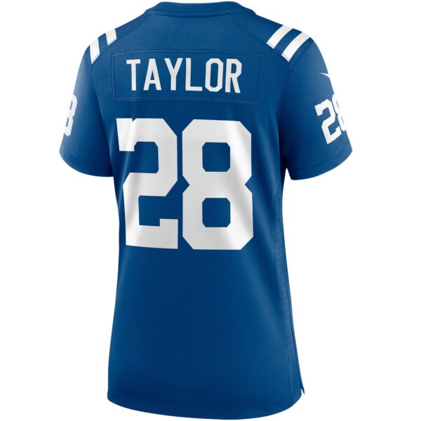 Indianapolis Colts Nike Home Game Jersey - Royal - Jonathan Taylor - Womens - Image 2