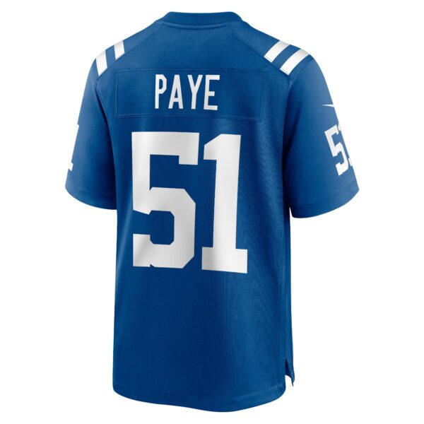 Indianapolis Colts Nike Home Game Jersey - Royal - Kwity Paye - Mens - Image 2