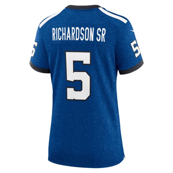 Indianapolis Colts Nike Indiana Nights Alternate Game Jersey - Royal - Anthony Richardson - Womens - Image 3