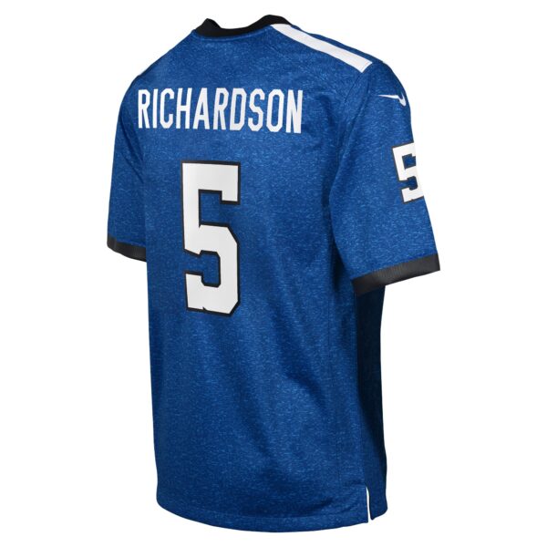 Indianapolis Colts Nike Indiana Nights Alternate Game Jersey - Royal - Anthony Richardson - Youth - Image 3