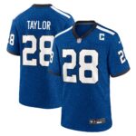 Indianapolis Colts Nike Indiana Nights Alternate Game Jersey - Royal - Jonathan Taylor - Mens