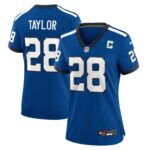 Indianapolis Colts Nike Indiana Nights Alternate Game Jersey - Royal - Jonathan Taylor - Womens