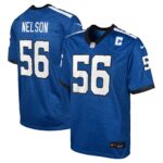 Indianapolis Colts Nike Indiana Nights Alternate Game Jersey - Royal - Quenton Nelson - Youth