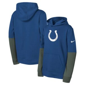 Indianapolis Colts Nike Team Issue Pullover Hoodie - Youth