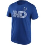 Indianapolis Colts Wild Cat Iconic Hometown Graphic T-Shirt - Mens