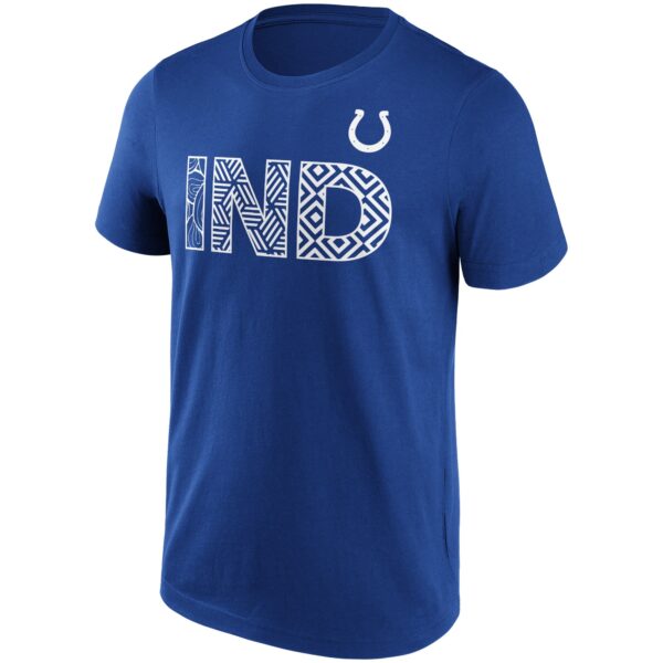 Indianapolis Colts Wild Cat Iconic Hometown Graphic T-Shirt - Mens
