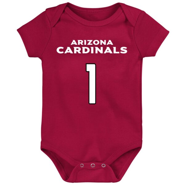 Infant Kyler Murray Cardinal Arizona Cardinals Mainliner Player Name & Number Bodysuit - Image 2