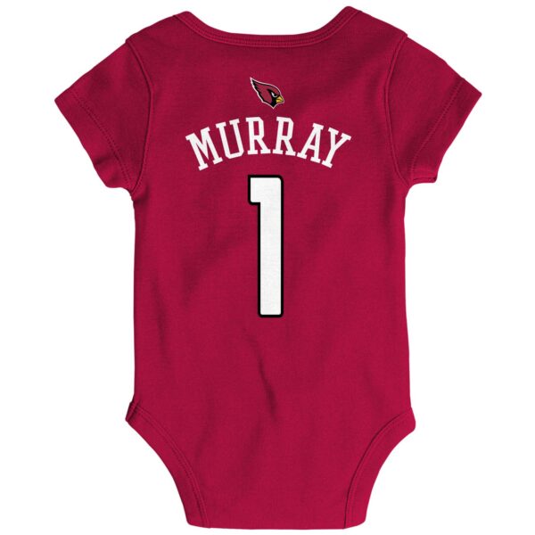 Infant Kyler Murray Cardinal Arizona Cardinals Mainliner Player Name & Number Bodysuit - Image 3