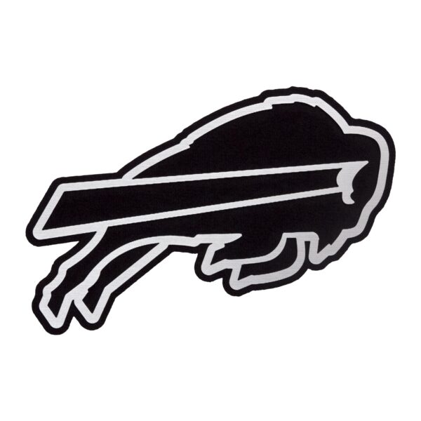 Men's Antigua Black Buffalo Bills Metallic Logo Affluent Polo - Image 2