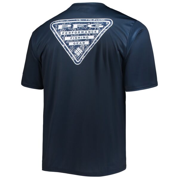 Men's Columbia Navy Dallas Cowboys Terminal Tackle Omni-Shade T-Shirt - Image 3