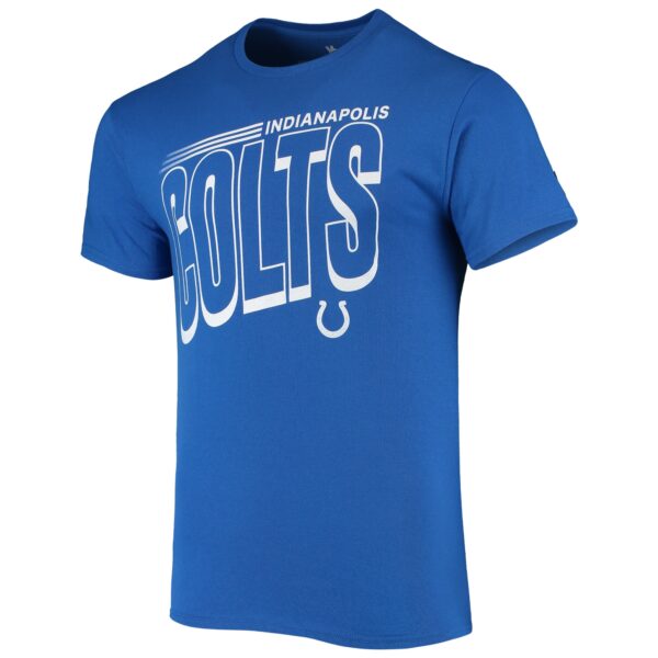 Men's Junk Food Royal Indianapolis Colts Hail Mary T-Shirt - Image 2