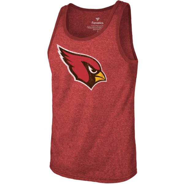 Men's Kyler Murray Cardinal Arizona Cardinals Name & Number Tri-Blend Tank Top - Image 2