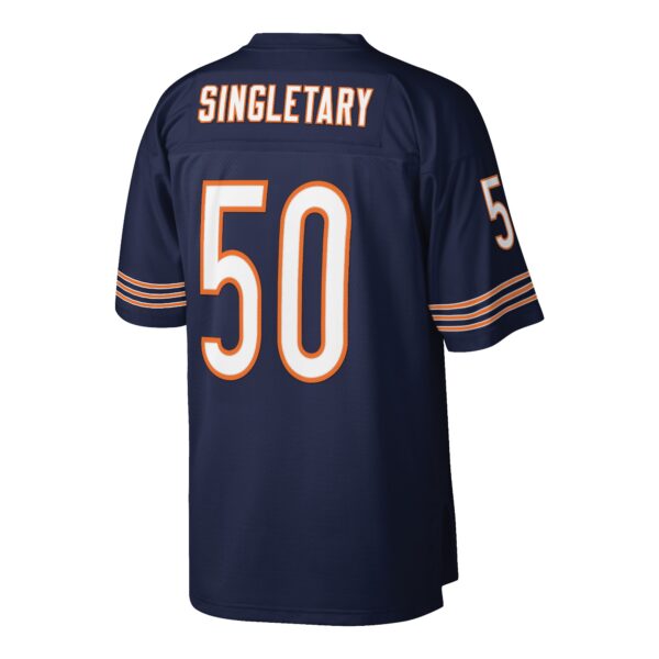 Men's Mitchell & Ness Mike Singletary Navy Chicago Bears Retired Player Legacy Replica Jersey - Image 3