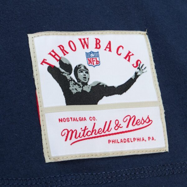 Men's Mitchell & Ness Walter Payton Navy Chicago Bears Throwback Retired Player Name & Number Long Sleeve Top - Image 5