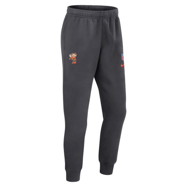 Men's Nike Anthracite Cleveland Browns 2024 Sideline Club Pants - Image 3