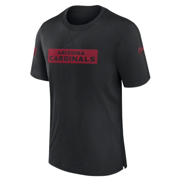 Men's Nike Black Arizona Cardinals Sideline Player Performance T-Shirt - Image 2