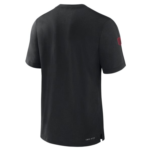 Men's Nike Black Arizona Cardinals Sideline Player Performance T-Shirt - Image 3
