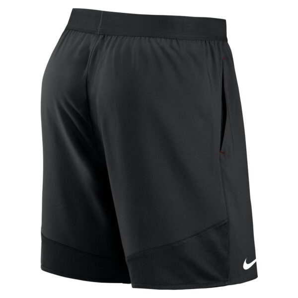 Men's Nike Black Atlanta Falcons Stretch Woven Shorts - Image 3